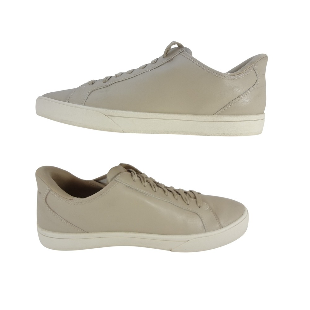 Kizik Irvine Plus Sneakers Women 8.5 Taupe Doeskin Hands-Free Slip On Leather - Picture 2 of 10